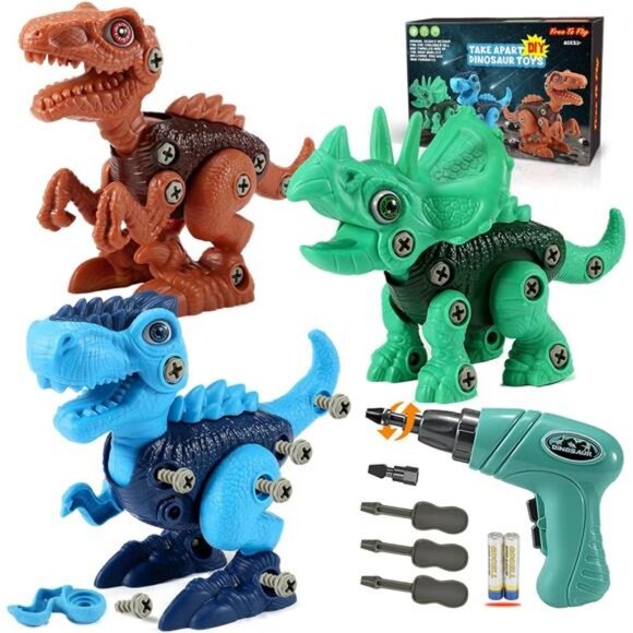 Kids Toys Stem Dinosaur Toy: Take Apart Toys for Kids 3-5 Learning Educational - Picture 1 of 6